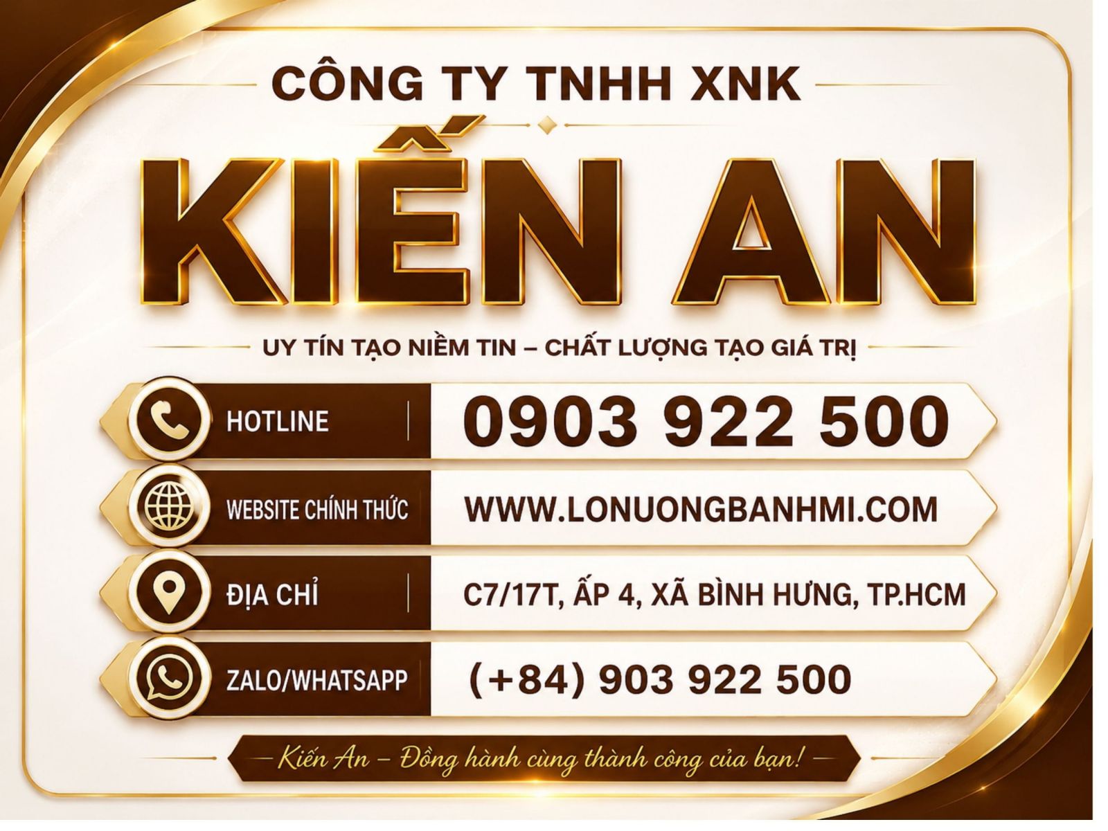 Liên hệ trực tiếp Kiến An chính thức 0903 922 500